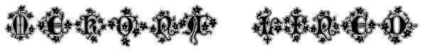 Merona Lined Font