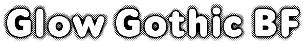 Glow Gothic BF Font