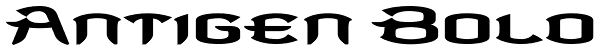 Antigen Bold Font