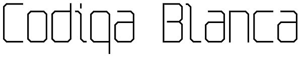 Codiga Blanca Font