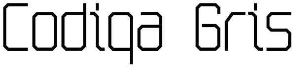 Codiga Gris Font
