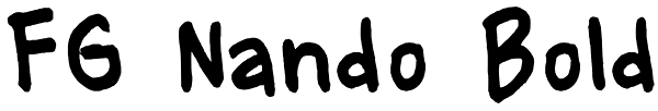 FG Nando Bold Font