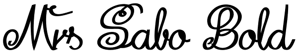 Mrs Sabo Bold Font