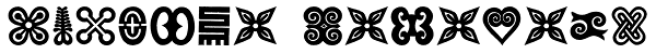 Adinkra Calabash Font