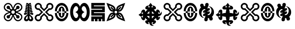 Adinkra Finefine Font