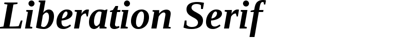 Liberation Serif Font
