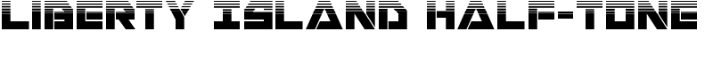 Liberty Island Half-Tone Font