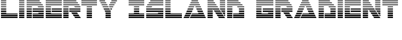Liberty Island Gradient Font