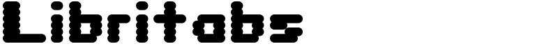 Libritabs Font