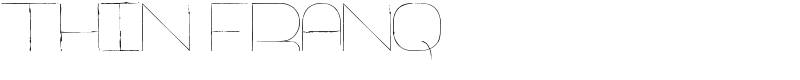 Thin Franq Font