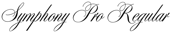 Symphony Pro Regular Font