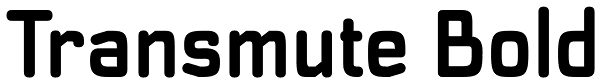 Transmute Bold Font