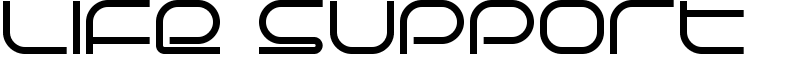 Life Support Font