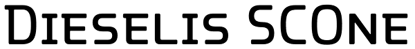 Dieselis SCOne Font