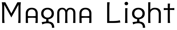 Magma Light Font