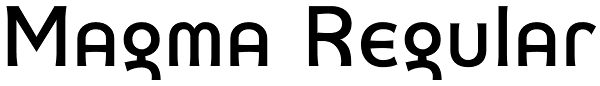 Magma Regular Font