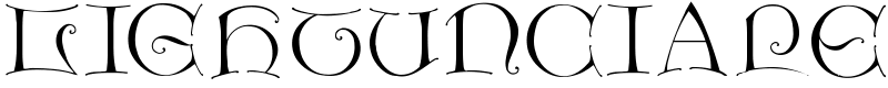 LightUnciale Font