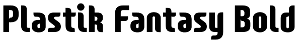 Plastik Fantasy Bold Font