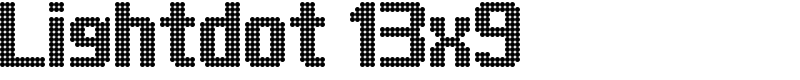 Lightdot 13x9 Font