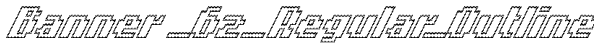 Banner _62_Regular_Outline Font