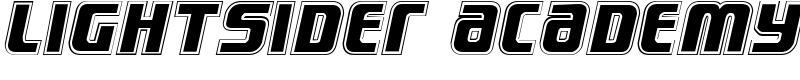 Lightsider Academy Font
