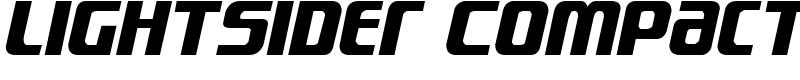 Lightsider Compact Font