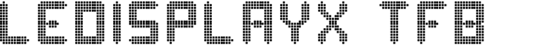 ledisplayx tfb Font