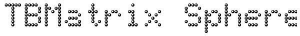 TBMatrix Sphere Font