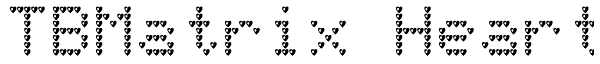 TBMatrix Heart Font