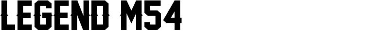 Legend M54 Font