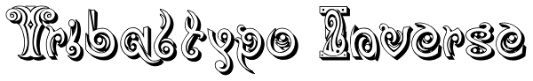 Tribaltypo Inverse Font