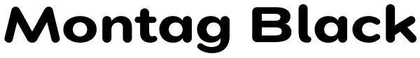Montag Black Font