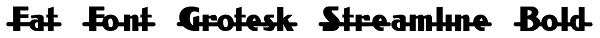 Fat Font Grotesk Streamline Bold Font