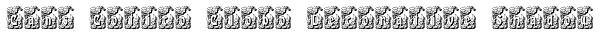 Gans Gotico Globo Decorative Shadow Font