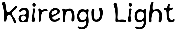 Kairengu Light Font