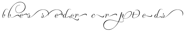 Ambassador Script Ends IV Font