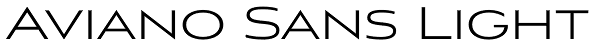 Aviano Sans Light Font