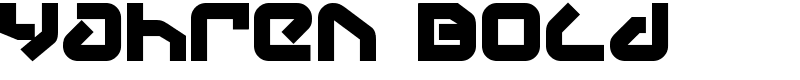 Yahren Bold Font
