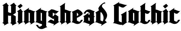 Kingshead Gothic Font