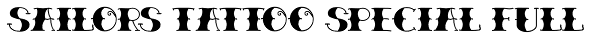 Sailors Tattoo Special Full Font