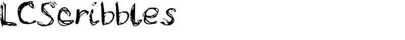 LCScribbles Font