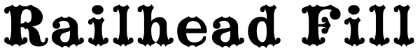 Railhead Fill Font