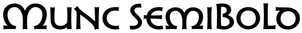 Munc SemiBold Font