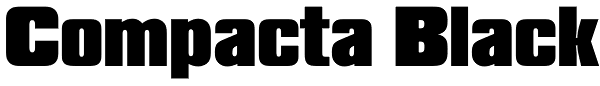 Compacta Black Font