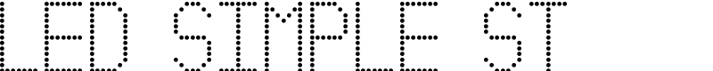 Led Simple St Font