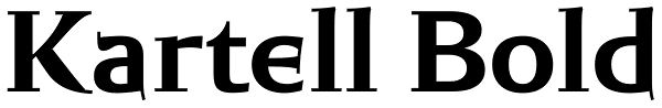 Kartell Bold Font