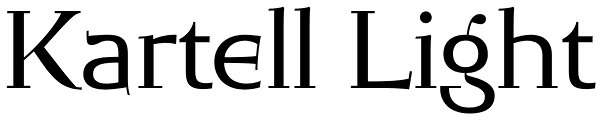 Kartell Light Font