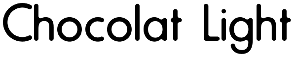 Chocolat Light Font