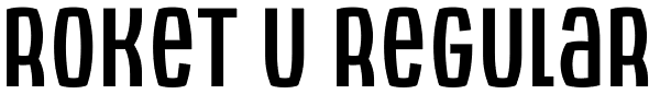 Roket U Regular Font