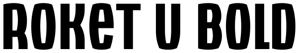 Roket U Bold Font